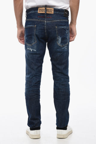 Jeans COOL GUY Distressed in Cotone Stretch 16cm