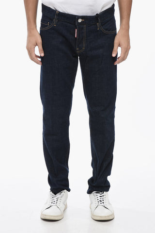 Jeans Slim Fit a Lavaggio Scuro 17cm