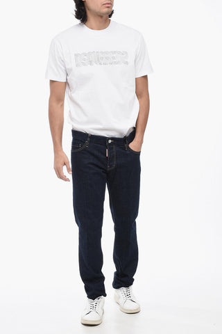 Jeans Slim Fit a Lavaggio Scuro 17cm