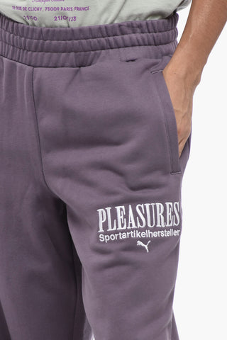 PLEASURES Brushed Cotton Joggers With Drawstring Waist