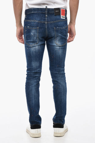 Distressed SKATER Jeans with Belt Loops 15,5cm