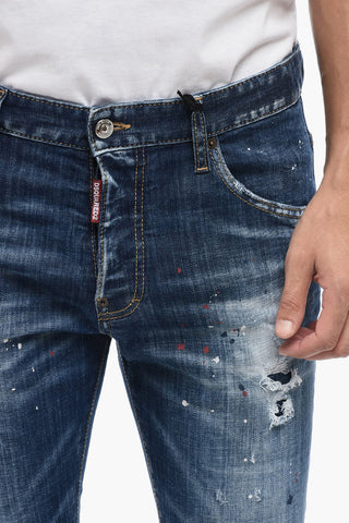Distressed SKATER Jeans with Belt Loops 15,5cm