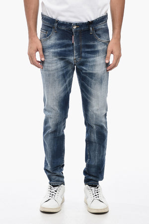 Skater-Jeans Dunkle Waschung Mit Stonewash-Effekt 16cm