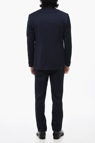 virgin wool side vents notch lapel LEADER 2-button suit
