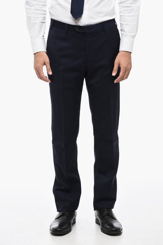 virgin wool side vents notch lapel LEADER 2-button suit