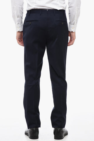virgin wool side vents notch lapel LEADER 2-button suit