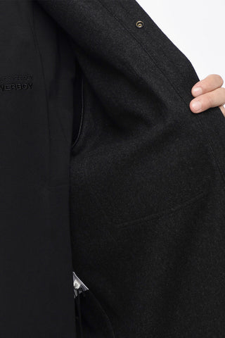 Overshirt in Lana e Cotone con Doppio Taschino