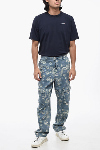 Floral Patterned Lightweight Denim Jeans 21cm