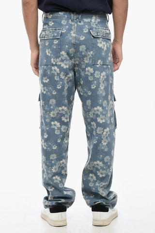 Floral Patterned Lightweight Denim Jeans 21cm