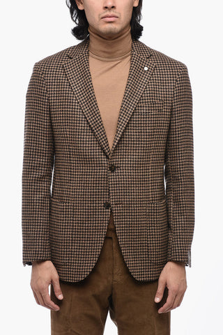 Virgin Wool Blend DREAM 3-Buttons Blazer with Side Double Split