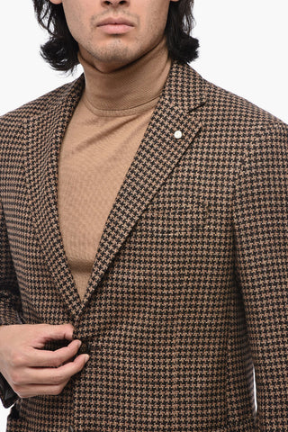 Virgin Wool Blend DREAM 3-Buttons Blazer with Side Double Split