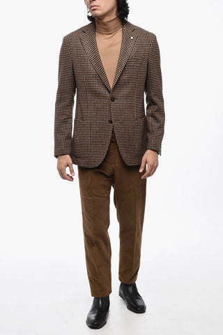 Virgin Wool Blend DREAM 3-Buttons Blazer with Side Double Split