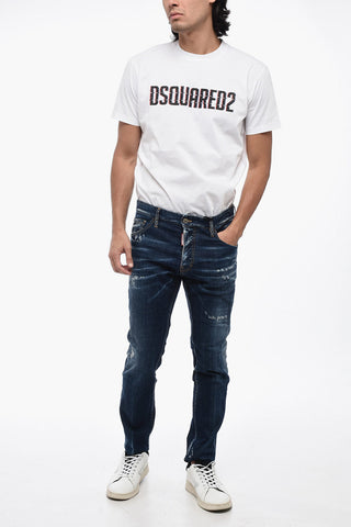 Cotton Stretch Distressed COOL GUY Demis 16cm
