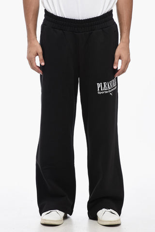 PLEASURES Brushed Cotton Joggers With Drawstring Waist