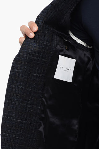 Checked Virgin Wool MANTUA Single-Breasted Blazer