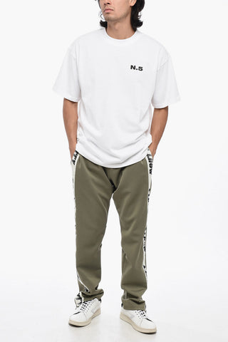 T-shirt Girocollo in Cotone con Stampa