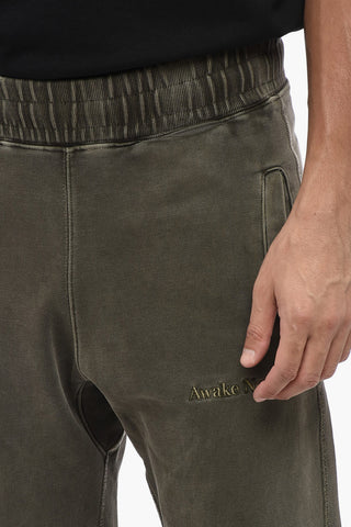 Cotton Joggers with Drawtring Waist