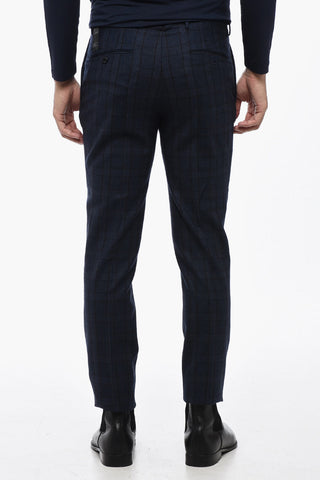 Slim Fit Virgin Wool and Cashmere Chinos Pants