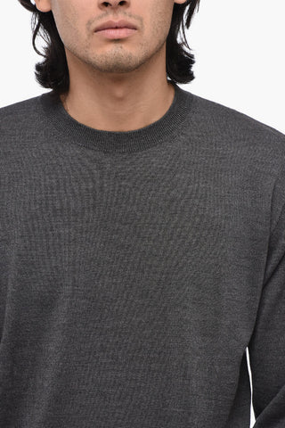 Virgin Wool Crew-neck Sweater