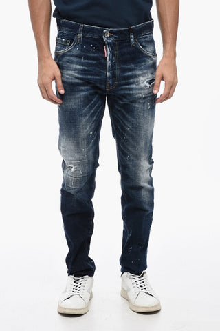Jeans COOL GUY Distressed in Cotone Stretch 16cm