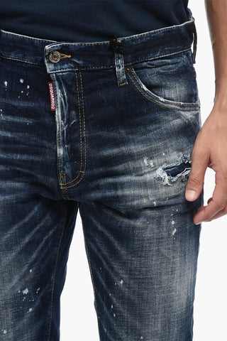 Jeans COOL GUY Distressed in Cotone Stretch 16cm