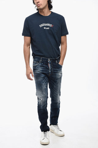 Jeans COOL GUY Distressed in Cotone Stretch 16cm
