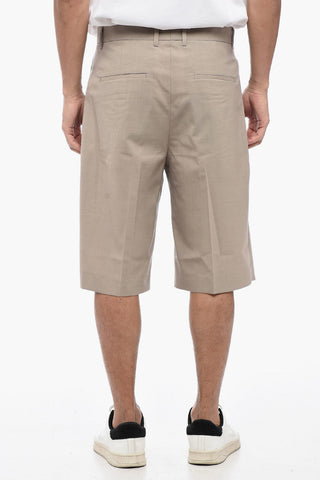 THIRTY TWO Double Pleat CAPULET Shorts With Hidden Closure