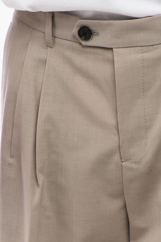 THIRTY TWO Double Pleat CAPULET Shorts With Hidden Closure