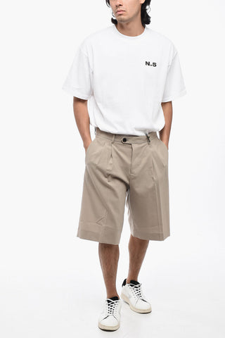 THIRTY TWO Double Pleat CAPULET Shorts With Hidden Closure