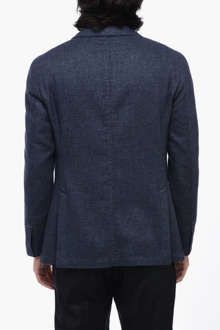 Blazer a 2 Bottoni in Lana Due Spacchi Revers Classico 