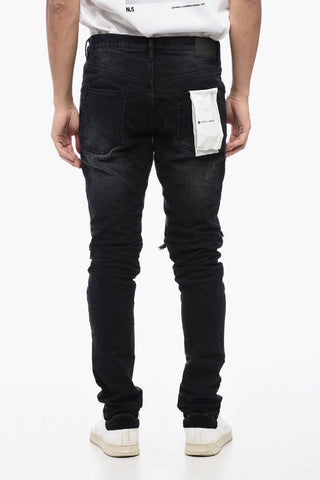 Delavè Slim Fitted Denims with Distressed Effect 16cm