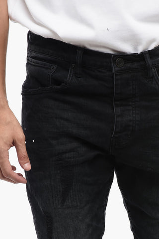 Delavè Slim Fitted Denims with Distressed Effect 16cm