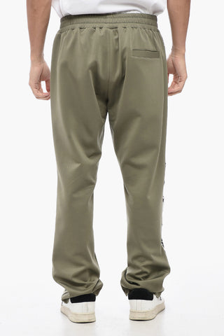 Joggers a Tinta Unita con Banda Logata Laterale