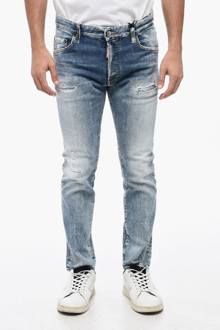 Distressed Jeans SKATER with 15.5cm Belt Loops