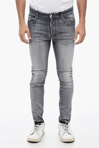 Jeans with Frayed Hem SUPER TWINKY 14cm