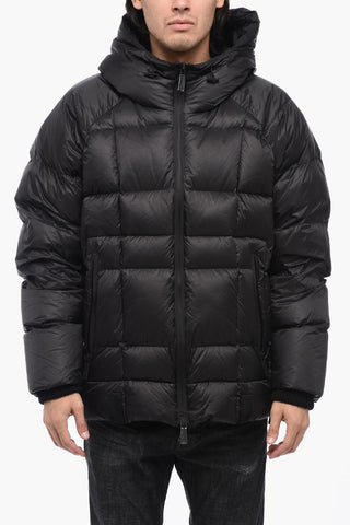Hooded Quilted Down Jacket