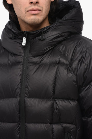 Hooded Quilted Down Jacket
