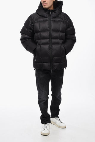 Hooded Quilted Down Jacket