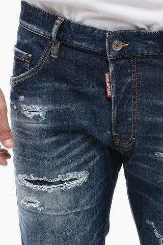 Distressed SKATER Demis with Belt Loops 16,5cm