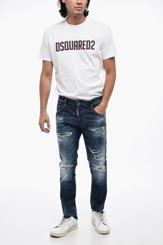 Distressed SKATER Demis with Belt Loops 16,5cm