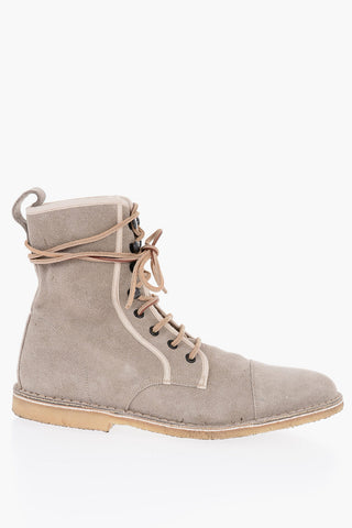 Polacchine in Suede con Lacci