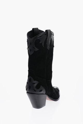 Suede RODEO Western Boots with Heel 8,5cm
