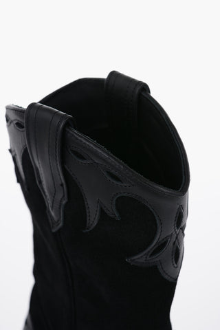 Suede RODEO Western Boots with Heel 8,5cm