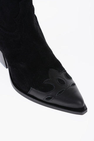 Suede RODEO Western Boots with Heel 8,5cm