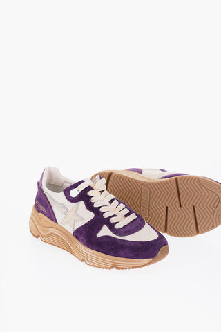 Nylon And Suede RUNNING Low-Top Sneakers