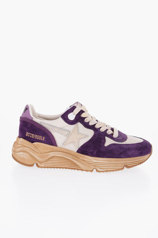 Nylon And Suede RUNNING Low-Top Sneakers