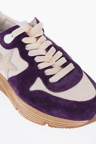 Nylon And Suede RUNNING Low-Top Sneakers