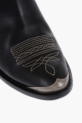 Vintage Effect Western Boots