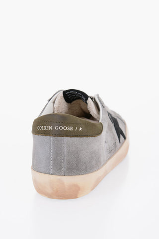 Suede SUPER-STAR Low-Top Sneakers with Contrast Sole