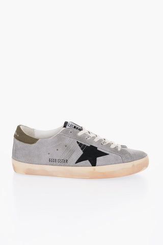 Suede SUPER-STAR Low-Top Sneakers with Contrast Sole